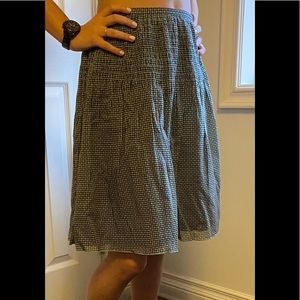 Shear, lined, skirt from Club Monaco
